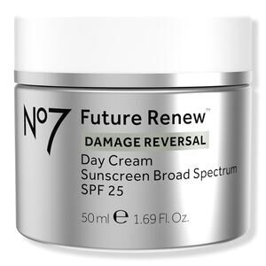 NEW No7 Future Renew Damage Reversal Day Cream SPF 25‎ Anti Aging Moisturizer